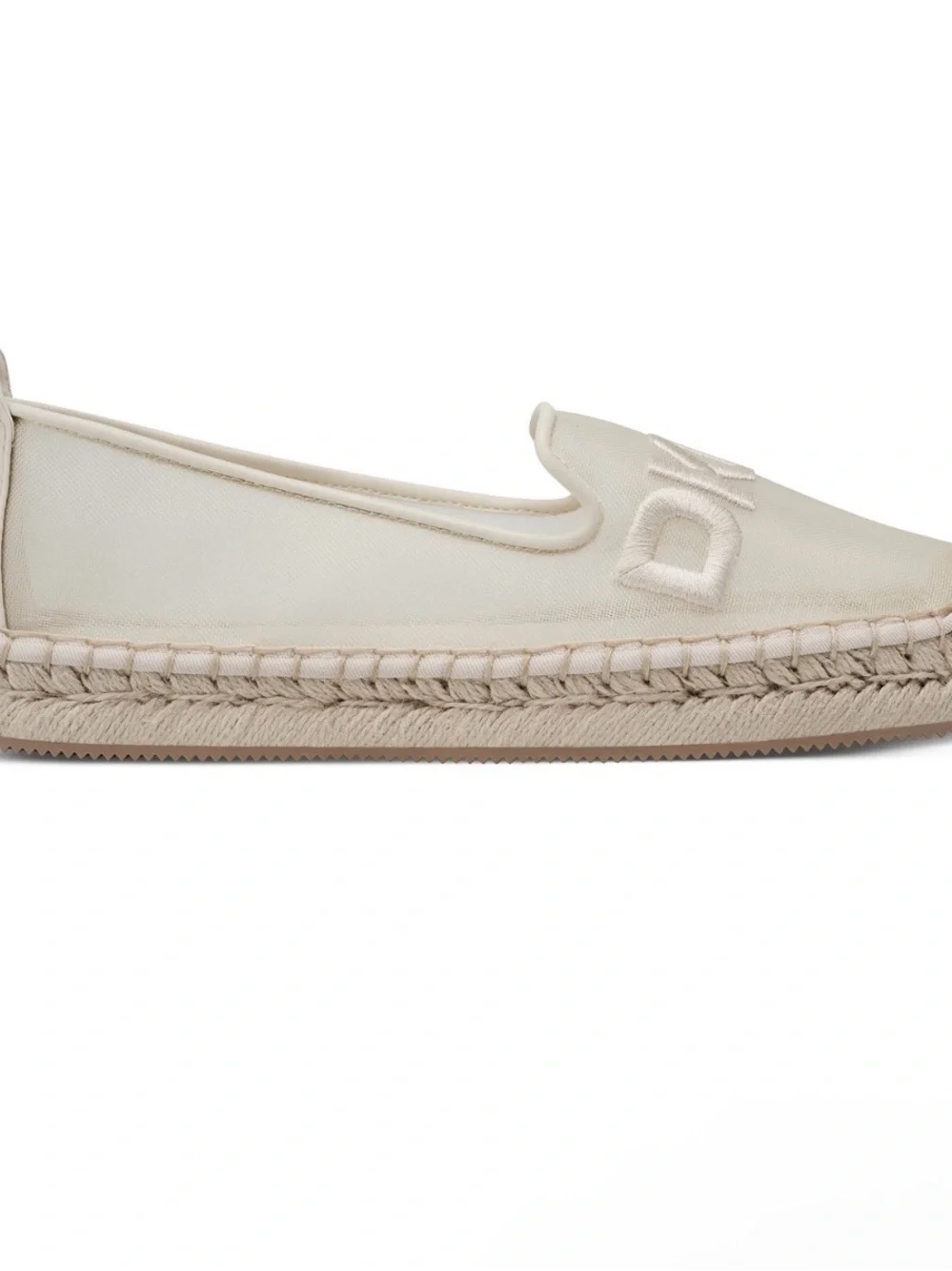 DKNY Women's Mallandra Logo Slip-On Espadrille Flats